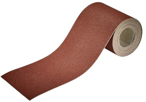 wolfcraft 5812000 Rouleau papier auto-agrippant Grain 120 4 m x 93 mm argent