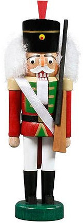 Dregeno Seiffen Nussknacker Nussknacker Husar - 15cm - Original Erzgebirge