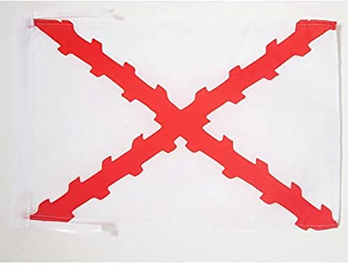 AZ FLAG Bandera Países Bajos Españoles 45x30 cm Poliéster 100D Cuerdas | Uso interior y exterior Enseña de holanda española Spaanse Nederlanden 1581–1714 costuras dobles y bordes reforzados