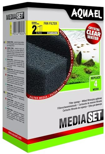 AQUAEL Fan 2 Plus Filterschwamm, 2 Stück