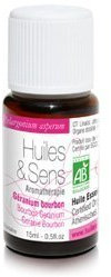 Huiles & Sens - huile essentielle géranium bourbon (bio) - 5 ml