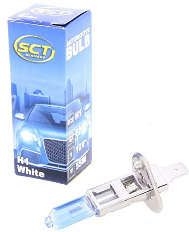 H1 Halogen Autolampe 12V/55W WHITE PLASMA XENON
