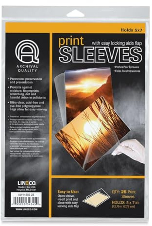 5x7 Digital Output Sleeves - Standard 3mil (25)