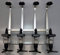Bar Essentials 4 x Bottle Wall Fixing Bottle Bracket & 4 x 50ml Optic Set