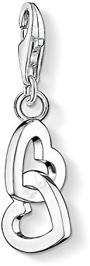 THOMAS SABO Damen Charm-Anhänger Herz Flügel Charm Club 925 Sterling Silber 0613-001-12