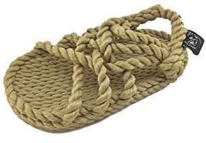 Nomadics Kids JC Unisex-Kinder Sandale aus Seil Camel, 10-12 Monate