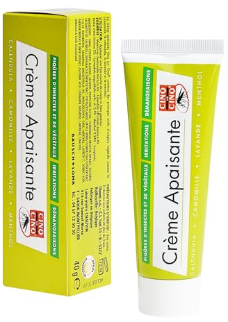 CINQ SUR CINQ Beruhigende Creme für Insekten- & Pflanzenstiche, 40 g – lindert Juckreiz, Rötungen & Reizungen – ab 3 Jahren
