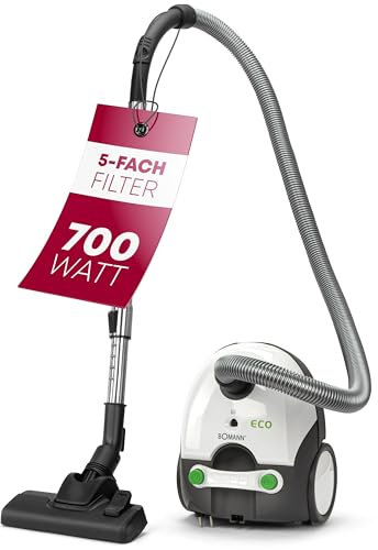 Bomann BS 9019 CB Aspirapolvere, Bianco/Grigio