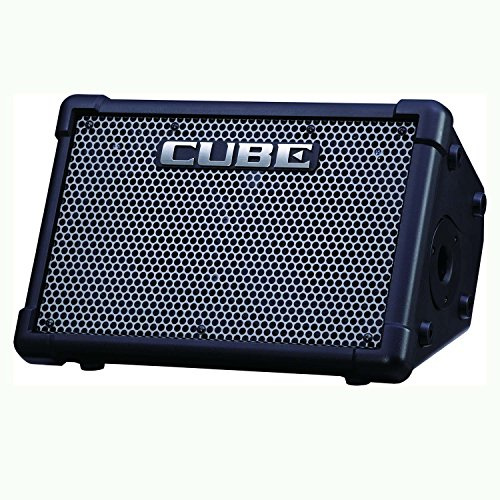 Unbekannt Roland Cube Street Ex, batteriebetrieben, 50 W, 2 x 8 Zoll, mit 8 Universal-Elektronikbatterien, gratis AA-Batterien
