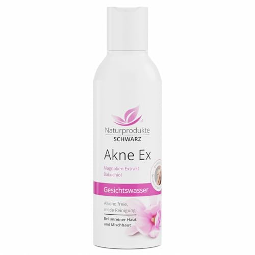 Naturprodukte Schwarz - Akne Ex Gesichtswasser - Ohne Alkohol, 150ml