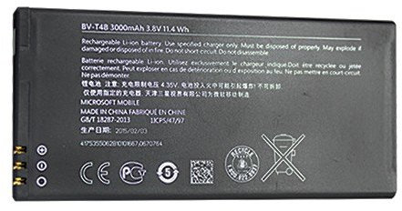 Akku Microsoft Original BV-T4B Lumia 640 LTE, Lumia 640 Dual Sim, Li-ion 1560mAh - Lumia 640 XL Dual Sim