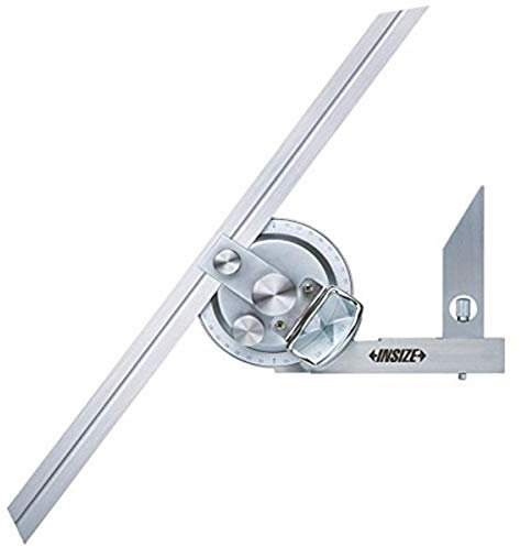 INSIZE 2372-360 Goniometro Universale, 0 Gradi-360 Gradi, Graduazione 5'