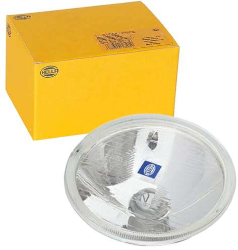 HELLA 1F4 135 230-011 Halogen-Scheinwerfereinsatz, Fernscheinwerfer - Comet 500 - 24/12V - rund - Referenzzahl: 37.5 - Einbau/Anbau - links/rechts - Menge: 1