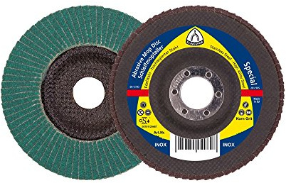 KLINGSPOR Schleifmopteller/324 SMT dronco disque CS 455 X 115 X 22,23 mm/10: grain 60, 321647, dROITE, Disque Abrasif Disqueuse Polissage