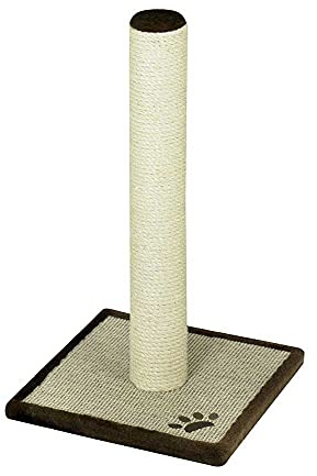 Nobby Kratzbaum Classic II, Leinenoptik, beige-braun, 36 x 36 x 60 cm, 1 Stück