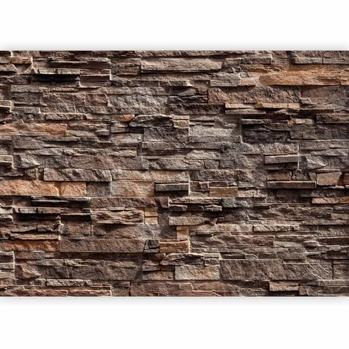 Fotomurales B&D XXL - 300x210 cm XXL Papel pintado tejido no tejido Decoración de Pared decorativos Murales moderna Diseno Fotográfico Piedra Muro f-B-0086-a-d