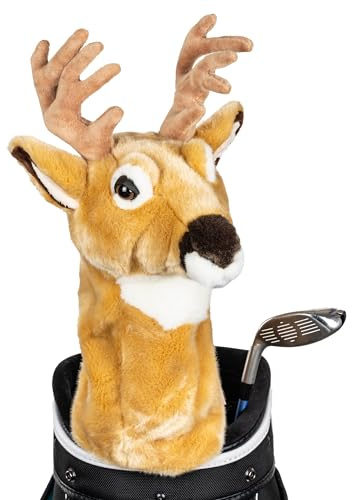Daphne's Headcovers Deer Driver Headcover Premium Driver Headcovers Funny Golf Club Covers Stylish Protection for Your Clubs Men's Golf Gear Driver Headcover for Men and Women