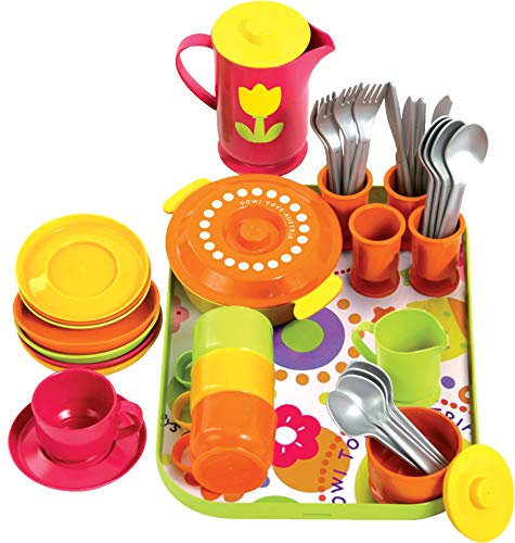 Gowi 454-17 Kaffeeservice Paris, 40tlg, Kinderküchengeschirr