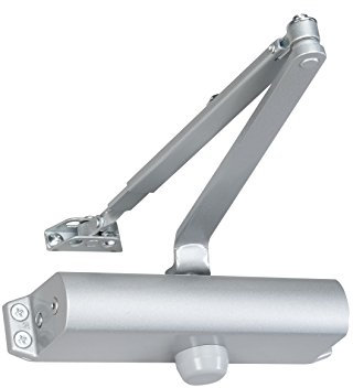 164XTPN x 689 160 Series Door Closer, Cast Aluminum Body, Size 4, Aluminum Finish