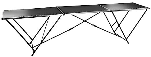 DEMA Tapeziertisch 3 m klappbar - Klapptisch, Mehrzwecktisch, Flohmarkttisch, Campingtisch, Verkaufstisch - stabil, langlebig, transportabel - Heimwerker, Markt, Outdoor