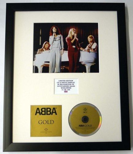 Abba Darstellung mit Foto und CD | Limited Edition - Gold