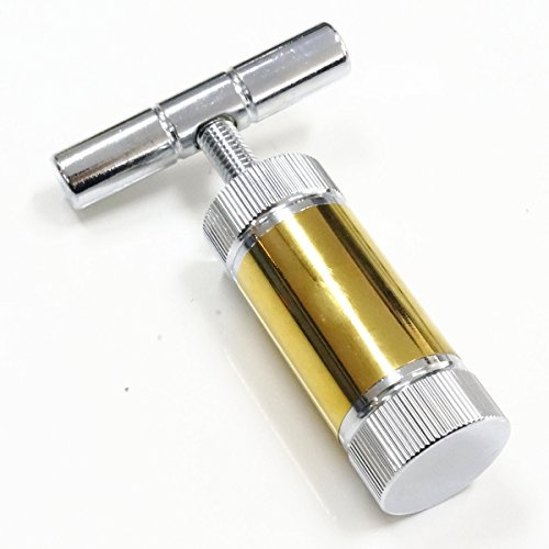 FORMAX®420 T Press 3.5 Tool Pollen T Press Heavy Duty Metal Spice Pollen (Silver with Gold)