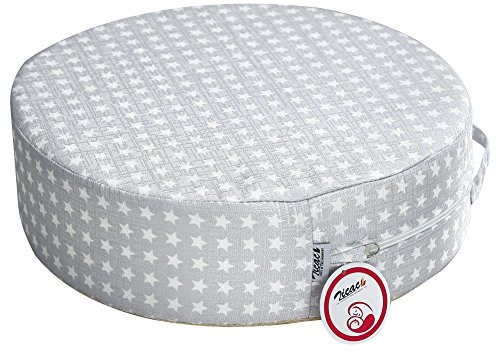 Zicac Sitzerhöhung Stuhl Kind Tragbar Cartoon Stuhlerhöhung Kind, Abnehmbar Waschbar Sitzkissen Kinder Stuhl für Essen, Klavier spielen, Ausflug, Picknick, Reisen