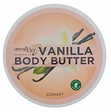 Derma V10 Vanilla Body Butter, 220 g
