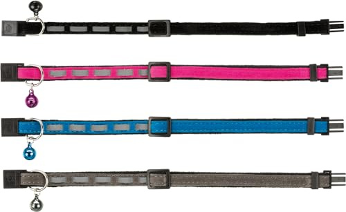 TRIXIE Katzenhalsband, reflektierend, Samt