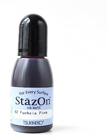 IMAGINE StazOn Solvent Ink Refill .5oz-Fuchsia Pink