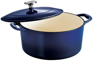 Tramontina Bestow Enameled Cast Iron 5.5-Qt Round Dutch Oven Pot with Lid