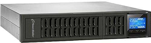 PowerWalker VFI 2000 CRS 2000VA / 1600W Online SAI - Torre o Rack (Doble conversión SNMP, sin baterías)