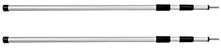 Relags Tarpstange Aufstellstangen, Alu, Teleskop, 100-240 cm, Silber, One Size, 052580