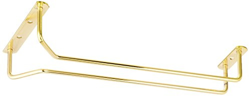 Winco Brass Plated Wire Glass Hanger, 10-Inch