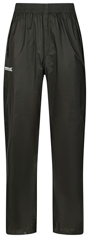Regatta Pack It' Pantaloni Impermeabili Traspiranti Ripiegabili Cuciture Nastrate, Overtrousers Uomo, Bayleaf, M