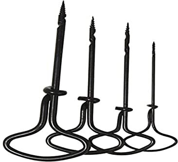 Rayher Nagelbohrer-Set, 4-teilig, für 2, 3, 4, 5 mm ø Bohrlöcher, Handbohrer-Set, Holzbohrer, Kastanienbohrer, 8952900
