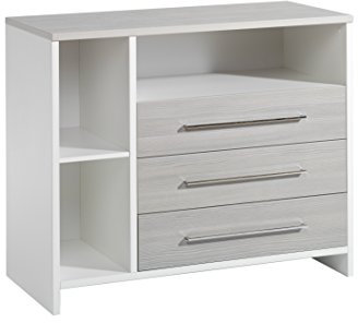 Schardt Eco Silber Wickelkommode mit Wickelaufsatz