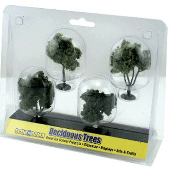 7 Pack SCENE A RAMA - WOODLAND SCENICS SCENE-A-RAMA DECIDUOUS TREES
