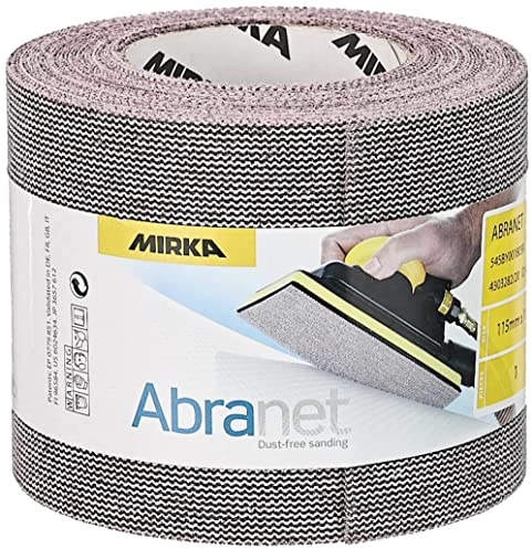 Mirka Abranet rouleau abrasif auto-agrippant 115 mm x 10 m P80