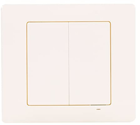 Einfach zu bedienen, modern, ästhetisch mit eingebauter LED, ansprechend weiß, batteriebetrieben, mit großer Reichweite, mit Zeitmodus Funkschalter RNK-04 Exta Free Zamel