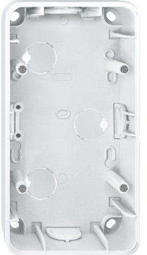 Merten 519219 Aufputz-Gehäuse, 2fach, polarweiß glänzend, 1-M, ATELIER-M