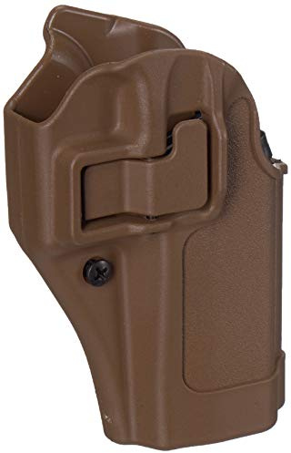 Blackhawk! Serpa CQC Verdeckter Holster, Matte Oberfläche, Unisex, 410500CT-R, Coyote Tan, Size 00 - Glock 17/22/31