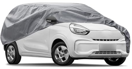 Ganzgarage Größe M Atmungsaktiv Wasserabweisend Wetterfest UV-Beständig Abdeckung für PKW Kfz Auto Vollgarage Abdeckplane Autoplane