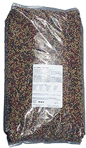 AquaForte hochwertiges Basis Fischfutter, 15 kg (± 40 Liter), Small Pellets (3 mm)