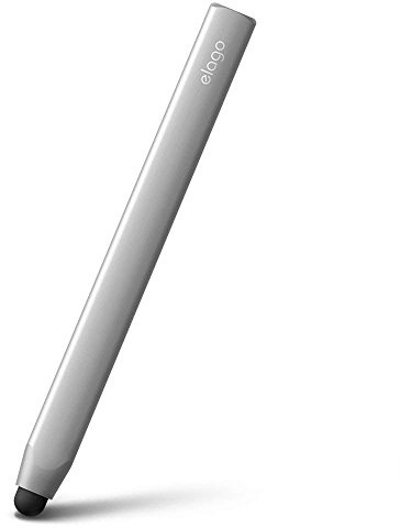 elago Premium Aluminum Stylus Pens for All Touch Screen Tablets/Cell Phones (Silver) Compatible with iPhone, iPad, Galaxy S Series, Galaxy Tab, Kindle Fire