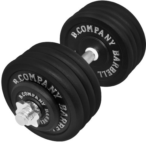 Guss Kurzhantel-Set 45Kg (1 x Kurzhantelstange 45cm, 2x1,25, und 8x5Kg Hantelscheiben) Hantelset Hanteln
