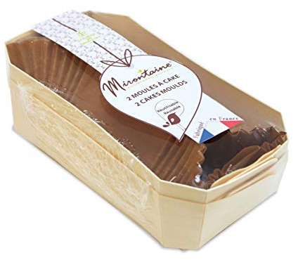 MironTAINE 613 2 kakformar 21 cm trä 4 bakformar fetttäta