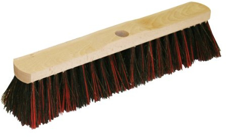 Xclou 270335 Südharzer Bauernbesen 40 cm Arenga/Elaston, rot