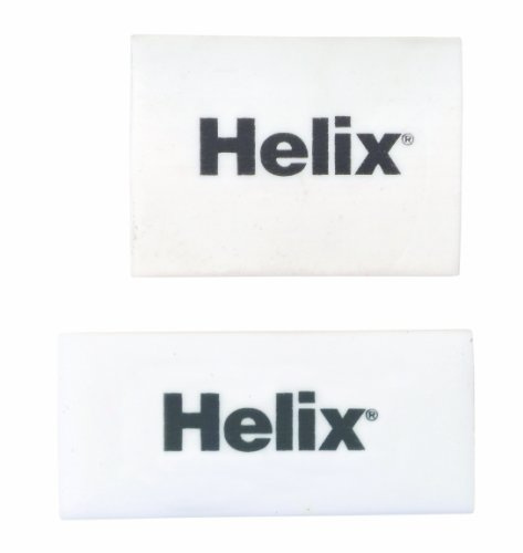 Helix 56x40x10 mm tryckt suddgummi vit Y91040 28MM Vitt