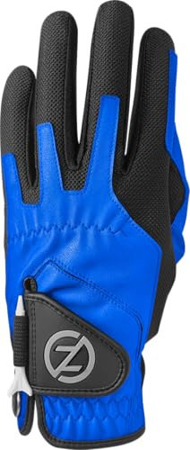 Zero Friction Guantes de golf Golf 2019 Compression Fit Technology para hombre, de rendimiento para mano derecha, talla única, azules